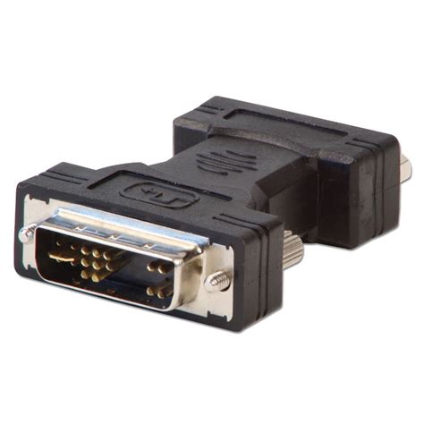 Dvi A Male To Vga Female Adapter Black From Lindy Uk