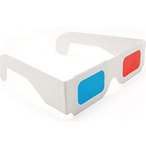 3d Glasses Red Blue Anaglyph Movie Red Cyan Etsy
