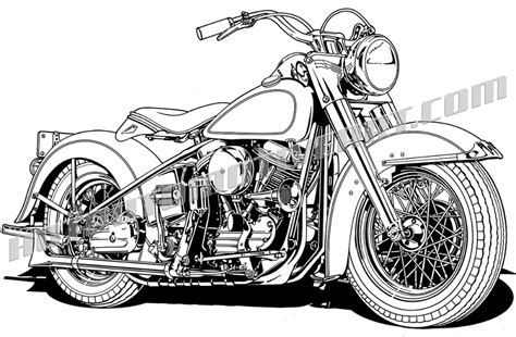 Harley Davidson Vintage Vector Clip Art Harley Davidson Artwork Harley
