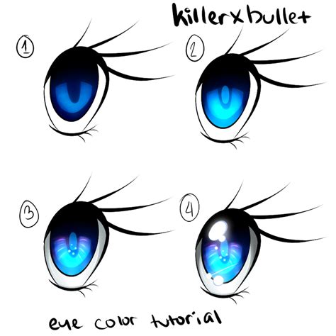 How To Color Anime Eye Manga