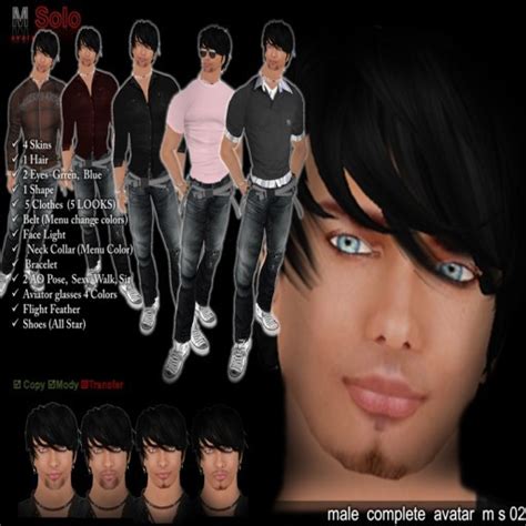 Second Life Marketplace Promocomplete Male Avatar Ms02