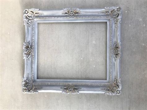 20x24 Vintage Distressed Gray Shabby Chic Frames Old Style Etsy