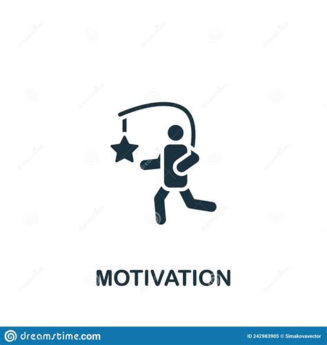 Motivation Icon Monochrome Simple Icon For Templates Web Design And