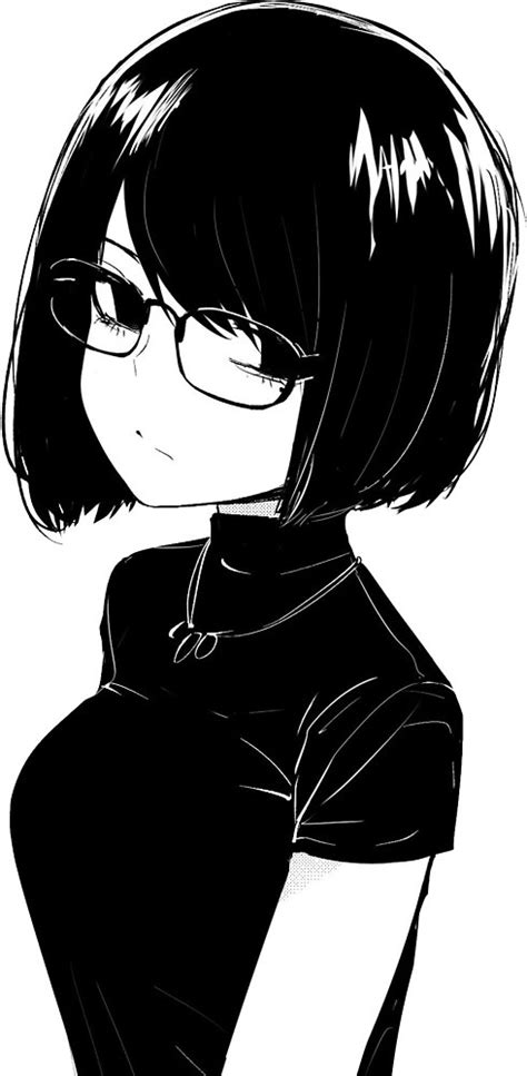 Black And White Anime Girl Posted By Christopher Peltier