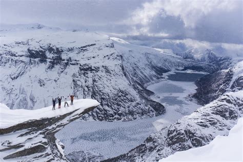 Winter In Hardangerfjord Snowshoe Hike To Trolltunga And Fjord Cruise