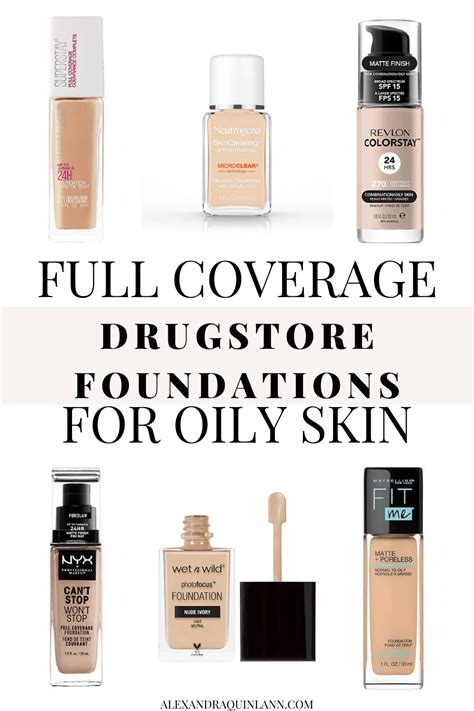 The Best Drugstore Foundations For Oily Skin Artofit