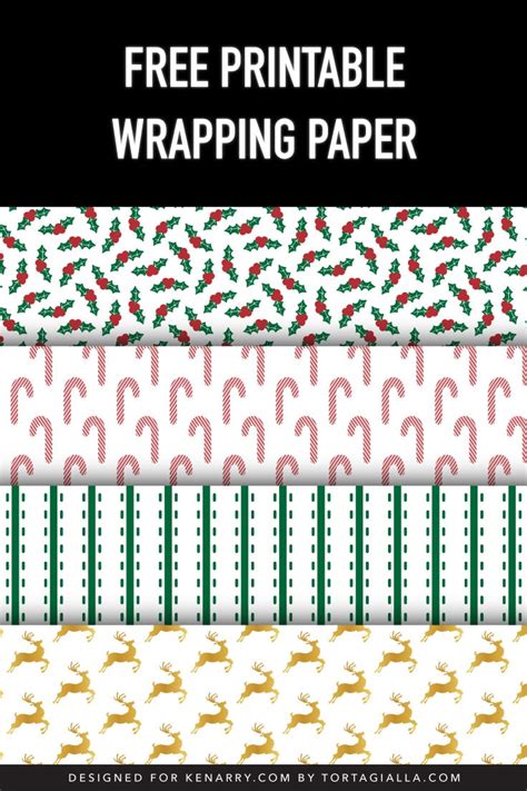 Free Printable Wrapping Paper For Christmas Ideas For The Home