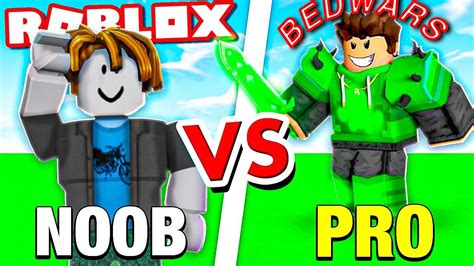 Noobs Vs Pros Roblox Bedwars Youtube