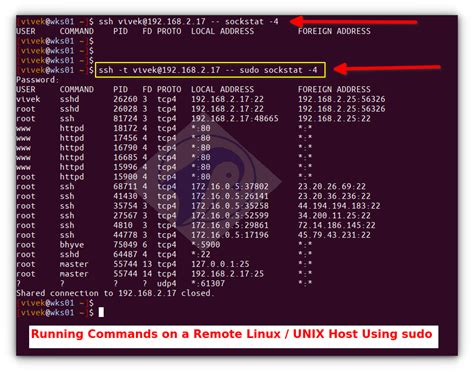 Running Commands On A Remote Linux Unix Host Nixcraft