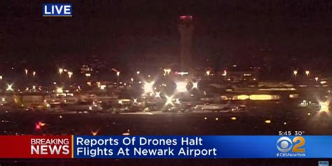 Drone Sightings Halt Flights At Newark Airport Video Joemygod