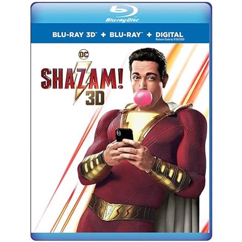 Shazam Blu Ray 3d Blu Ray Digital 2 Disc Special Edition Brand