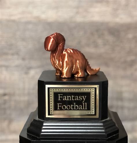Fantasy Football Golden Cockasaurus Loser Trophy Last Place Ffl Sacko Trophy Funny Trophy Adult
