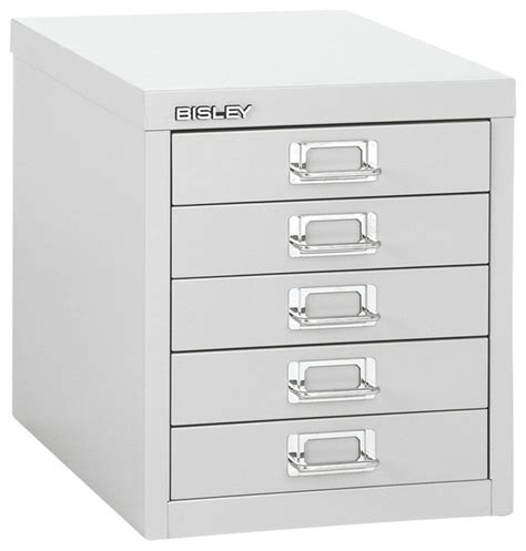 A durable, 1 thick top of this wood lateral file cabinet is the perfect place for books, home decor, and more. Bisley 5-Drawer Desktop Multi-Drawer Cabinet in Light Gray ...