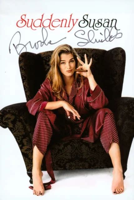 Brooke Shields Signed 6x4 Photo Suddenly Susan Friends Genuine