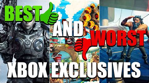 Best And Worst Xbox One Exclusive Games In 2021 Youtube