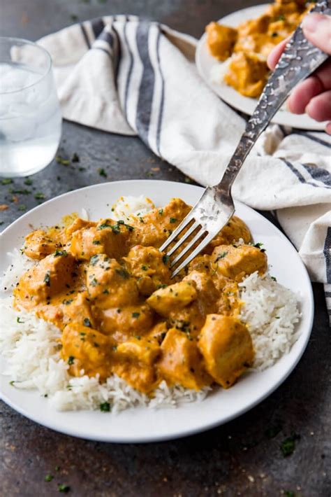 Add the heavy cream, tomato sauce, stir to combine, and allow mixture to simmer for about 10 minutes, or until sauce has thickened and reduced slightly. indian butter chicken, butter chicken, butter chicken ...
