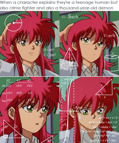 yu yu hakusho memes though kurama does it well eyeing certain rpers out there lol anime