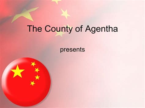 China Flag Powerpoint Presentation Template Flag Powerpoint Template