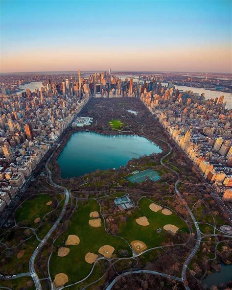 Travel Vacations Nature On Instagram Central Park Aerial View New