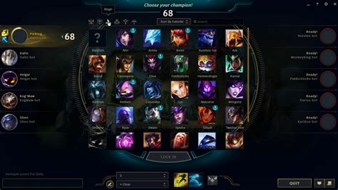 Lolpbe New Sorting Option Champion Select 719 Youtube