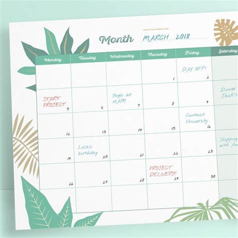 Créez votre agenda sur mesure en imprimant l'année entière, de janvier à décembre 2019, ou seulement les mois d… Semainier à imprimer, Calendrier Mensuel à télécharger ...