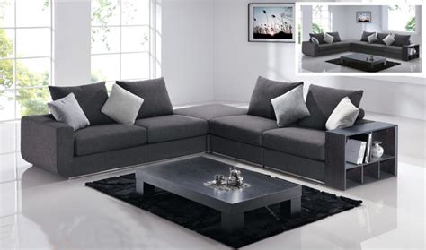 This living room furniture style offers versatile modular design, a plus if you enjoy rearranging your decor. Modern Gray Sectional Sofa - Modern - Sectional Sofas ...