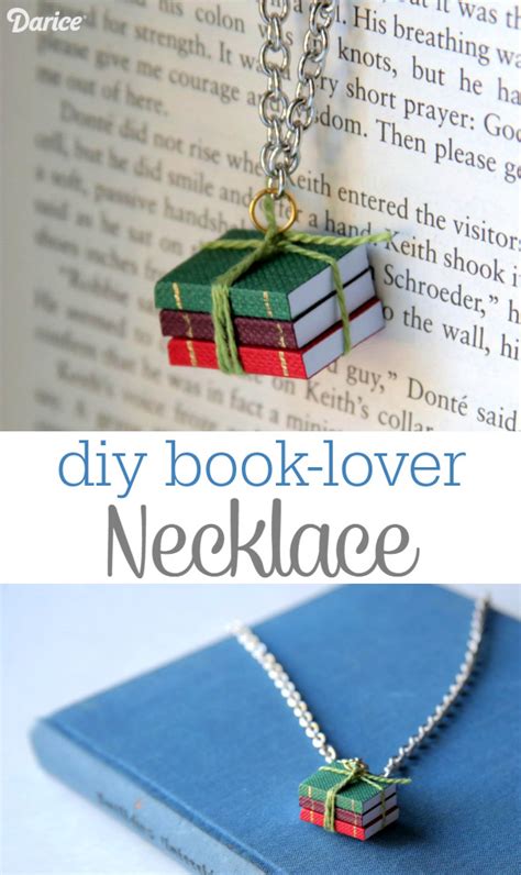 Add a unique touch to your. Book Necklace DIY For The Book-Lover - Darice
