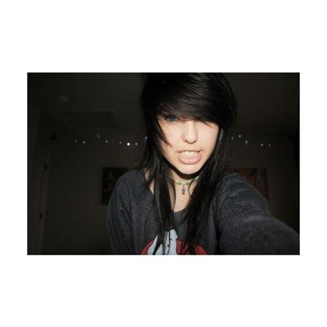 Liked On Polyvore Featuring Girls Site Models Hair And People Emo