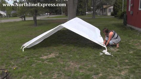 This video will show how to strengthen the steel frame tips for coverpro shelter after basic assembly. How to Assemble a King Canopy 10' x 20' 6-Leg Universal ...