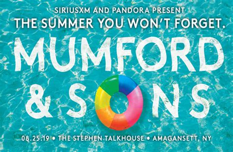 Mumford And Sons To Perform Concert In The Hamptons For Sxm And Pandora