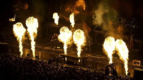 Wallpaper Id 824845 Concert 1080p Heavy Metal Fire Industrial Concerts Rammstein Free