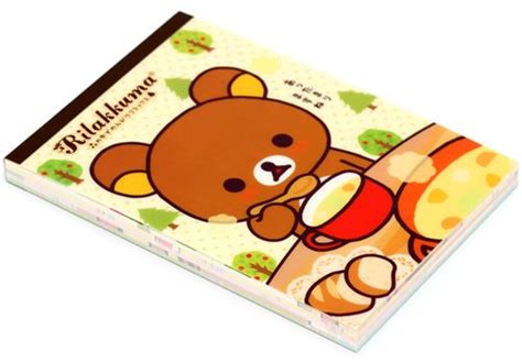 Rilakkuma Bear Memo Pad By San X Japan Kawaii Memo Pads Stationery