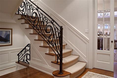 The hand rail, the thicker newel. Stairway Banister Rail Designs - Ideas, Interior Design ...