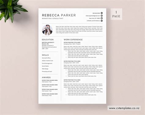 Once you download our resume/cv template, you will get a pack of documents. CV Template for Word, Minimalist Curriculum Vitae ...