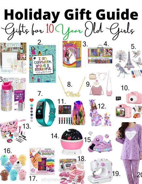 Holiday Gift Guide  Gifts for 10 Year Old Girls – At Home With Zan