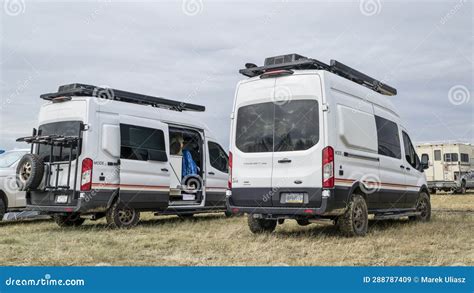 Two Storyteller Overland Mode Lt 4x4 Camper Vans Based On Ford Transit
