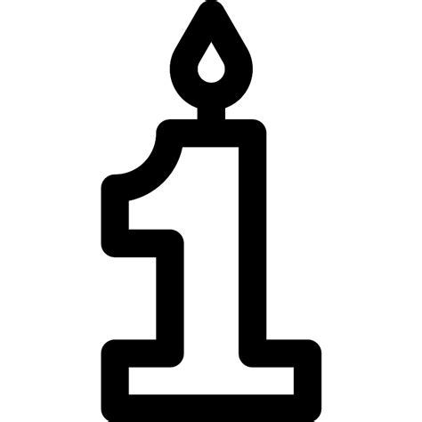 Candles Number Vector Svg Icon Svg Repo
