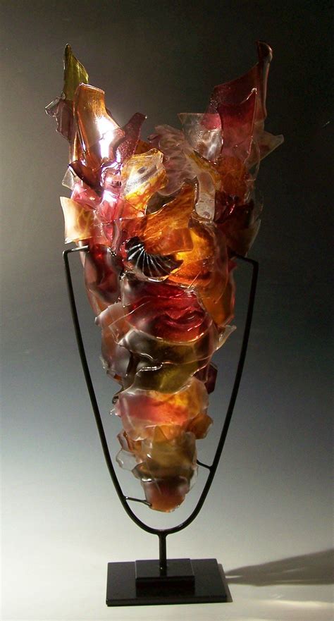 Thorofare Caleb Nichols Art Glass Sculpture Artful Home Glass Sculpture Glass Art Glass
