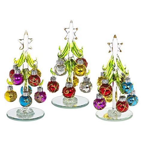 The chic material of glass can be your little windows to the. Desk Christmas Decorations: Amazon.co.uk