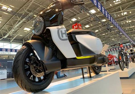 Husqvarna Electric Scooter Motorcycle Makes Public Debut India Bound