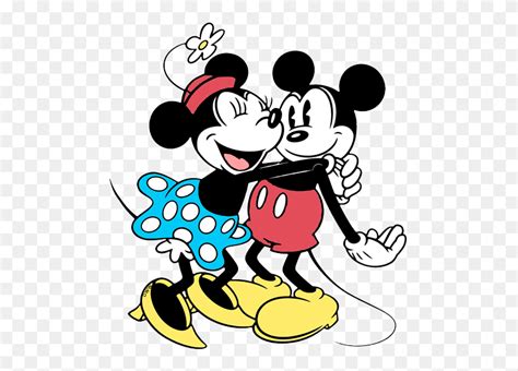 Mickey And Minnie Hugging Mickey Minnie Mouse Clip Art Disney Mickey