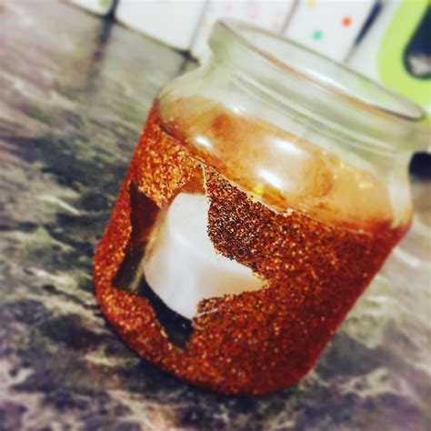 Easy Glitter Jar For Christmas Very Pretty And Effective Once Candle