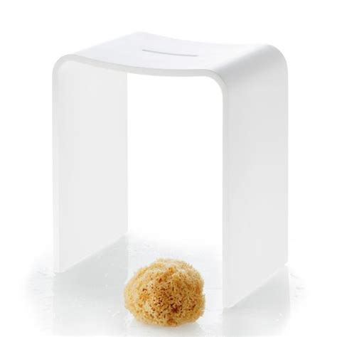Decor Walther Stone Stool Shower Stool White 0974750 Reuter