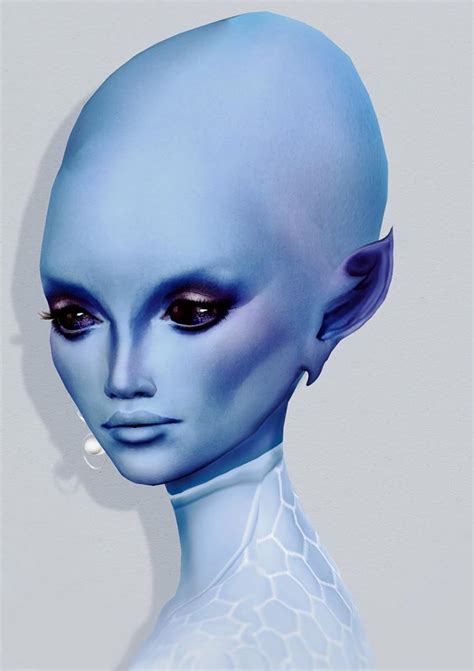 Pleiadian Blue Space Aliens【2019】 Alien Art、alien Creatures、grey