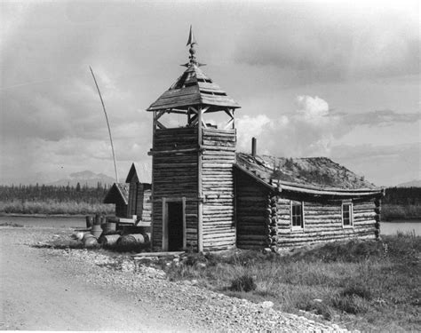 Free Picture Black And White Image Village Log Church