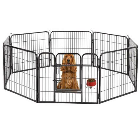 Dog Pen Dog Playpen Extra Large Indoor Outdoor Dog Fence Heavy Duty 8