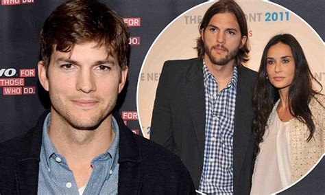 Ashton Kutcher On Tea And Water After Demi Moore Divorce Daily Mail Online