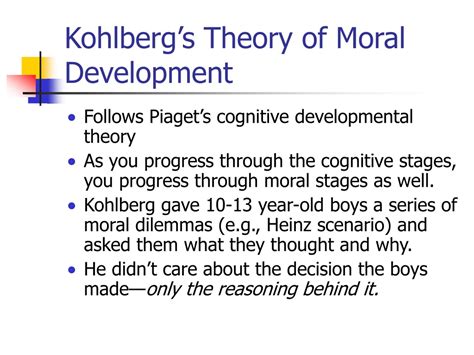 Ppt Kohlbergs Theory Of Moral Development Powerpoint Presentation