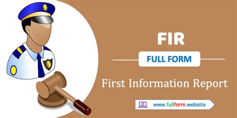 fir full form  details full form