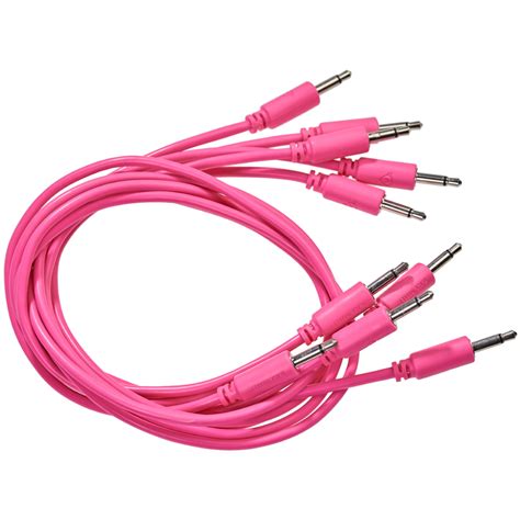 Set Of 5 Pink Cables 2 Many Synths